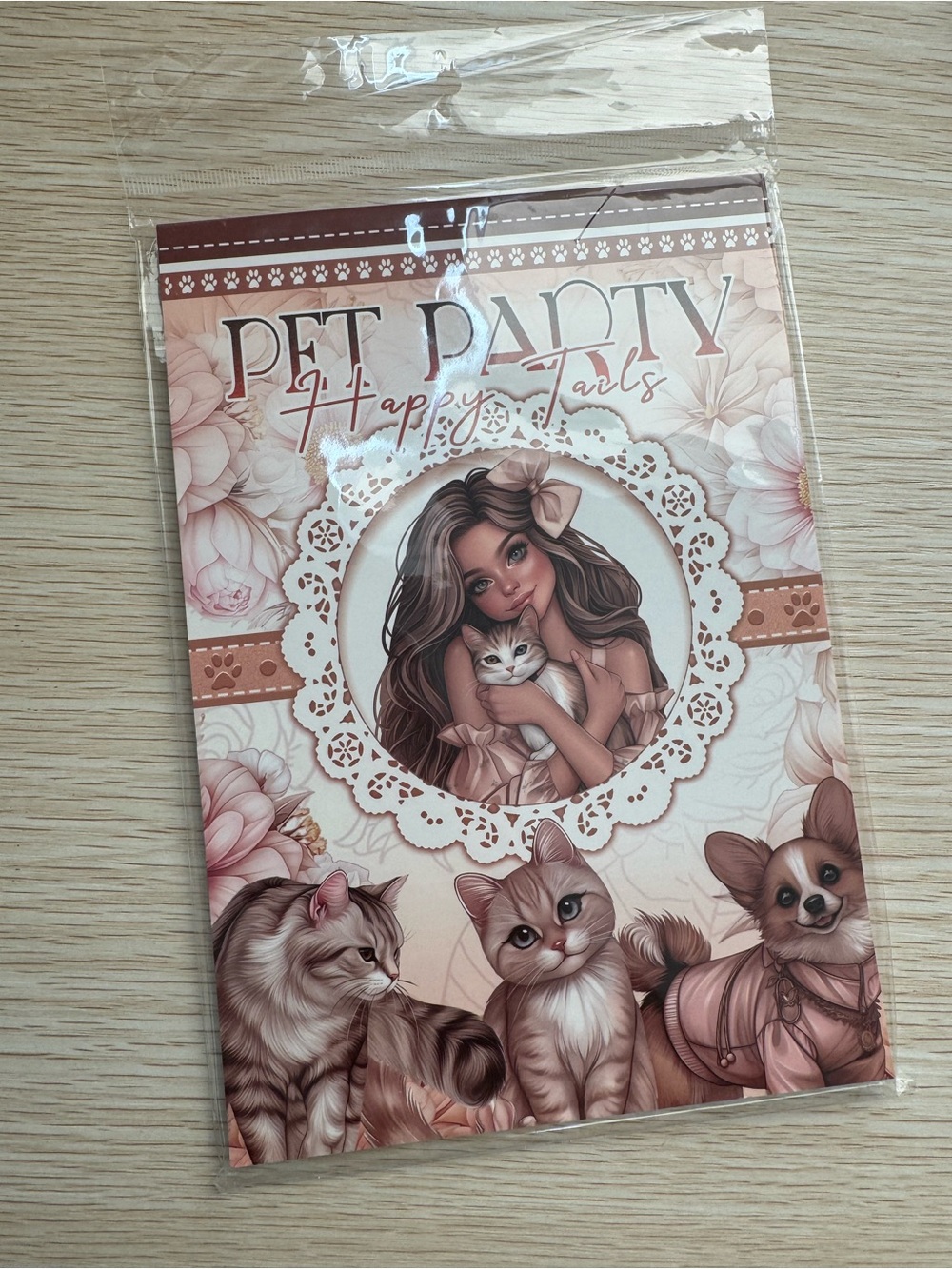 Snycler scrapbook sticker book, Pet Party Happy Tails